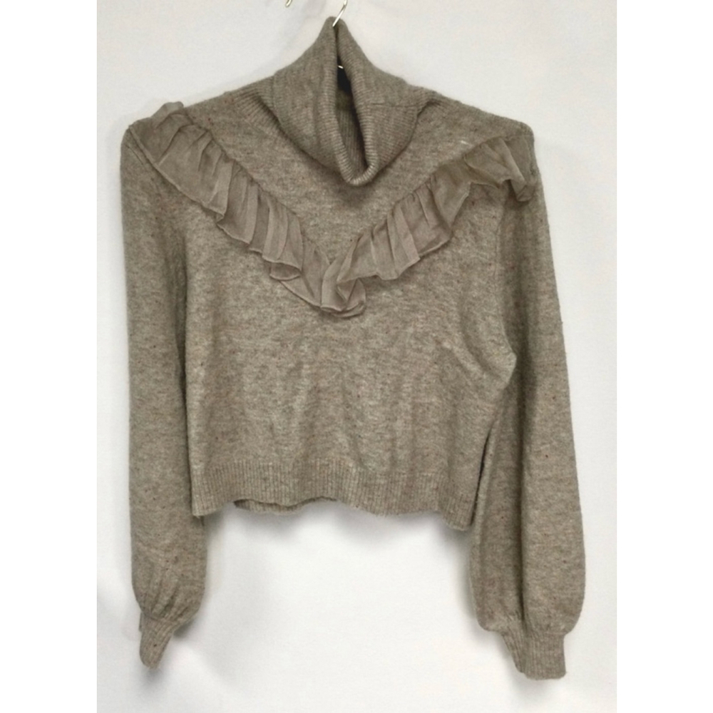 Women's VICI Beige taupe colorful Sweater Size S